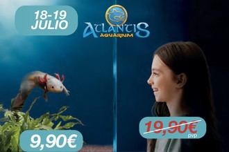 Entradas a mitad de precio para Atlantis Aquarium este fin de semana en Torrejón
