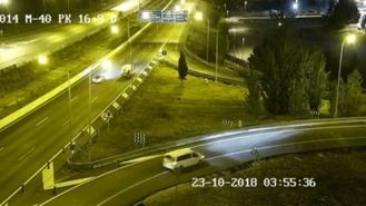 Muere atropellado en la M-40 cuando viajaba de polizón en un furgoneta