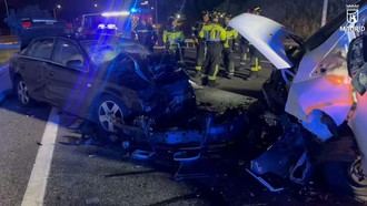 Accidente en la M40 deja cuatro heridos, tres de ellos graves