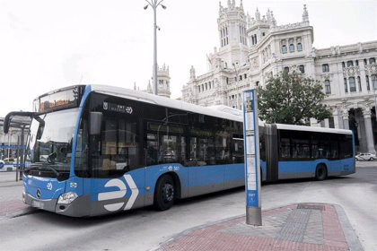 Viajar en los autobuses de la EMT será gratis este martes y el miércoles