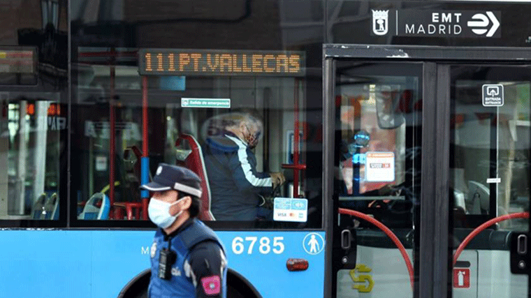 Los conductores de autobús piden al Gobierno prioridad para vacunarse