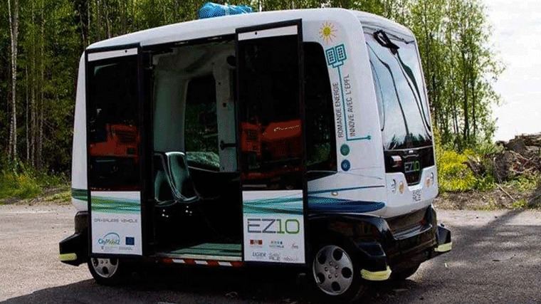 El autobús eléctico, sin conductor, volante ni pedales, circulará por Colón la próxima semana