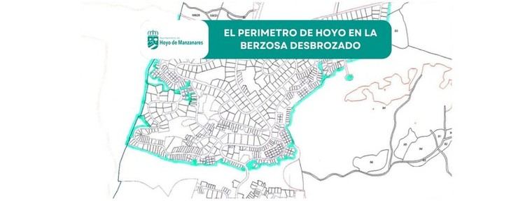 Desbroce de seguridad en la Berzosa para prevenir incendios