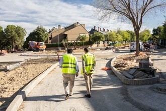 Progresan las obras de la avenida Monte Segovia con nuevas rotondas y mejoras en accesibilidad