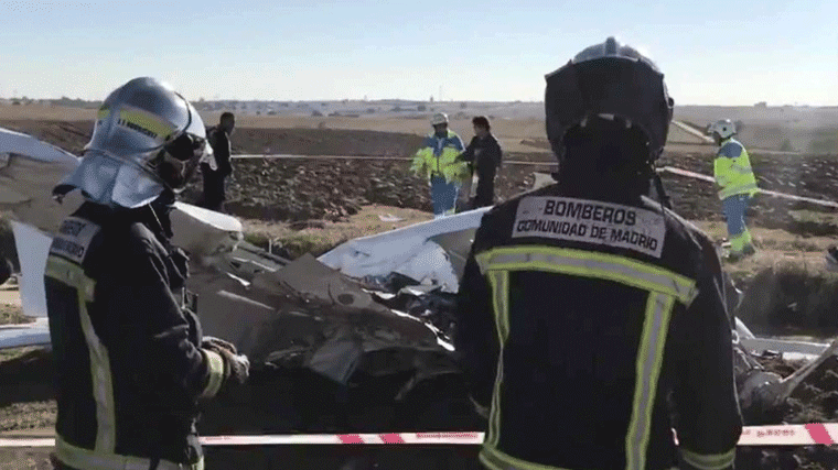 Mueren dos personas en una accidente de avioneta en Quijorna