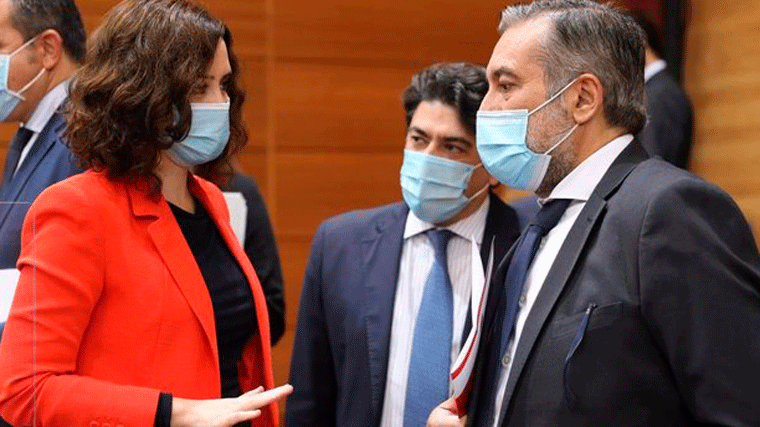 Madrid recomienda al Gobierno tomar ejemplo de sus 'medidas vanguardistas' frente a la pandemia