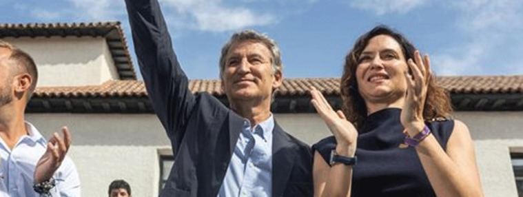 Ayuso jalea el `plante´ de Feijóo a la apertura del Año Judicial y su asistencia al acto del PP madrileño: 'Somos más dignos'