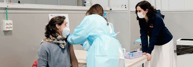 Madrid continuará la vacunación en Semana Santa en el Wanda y el Zendal