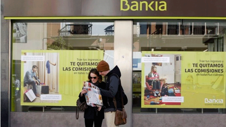 Bankia registra unos beneficios de 180 M, un 68,8% menos que el pasado año