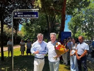 Barajas homenajea a Rufino Martínez Rojas con un nuevo jardín