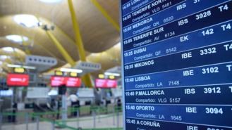 Las aerolíneas que operan en Barajas programan más de 5.950 vuelos hasta Año Nuevo