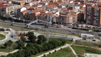 Transportes ultima la instalación de pantallas acústicas en la A-42 junto al barrio de la Alhóndiga
