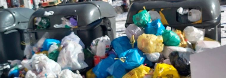 Arranca la recogida de basuras: 9.000 toneladas acumuladas desde el 8 de enero