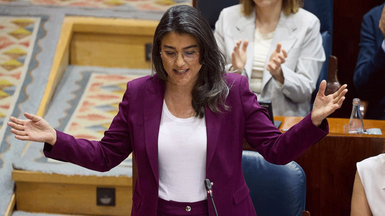 La portavoz de Más Madrid en la Asamblea, Manuela Bergerot