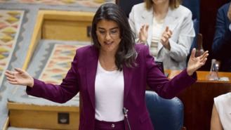 La portavoz de Más Madrid en la Asamblea, Manuela Bergerot