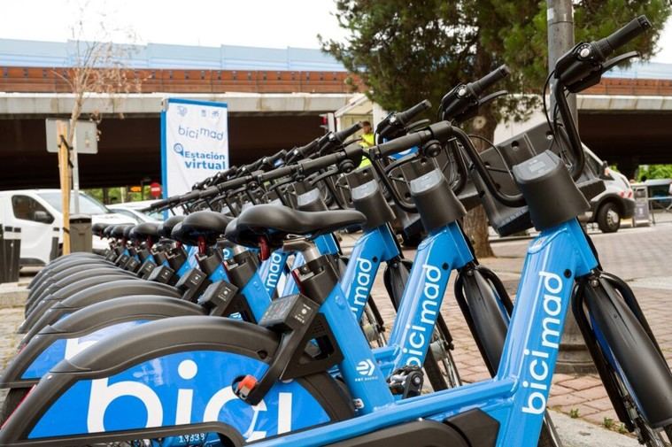 Inauguran segunda estación virtual de Bicimad en Carabanchel