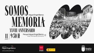 Homenaje a Miguel Ángel Blanco en el 28º aniversario de su asesinato por ETA