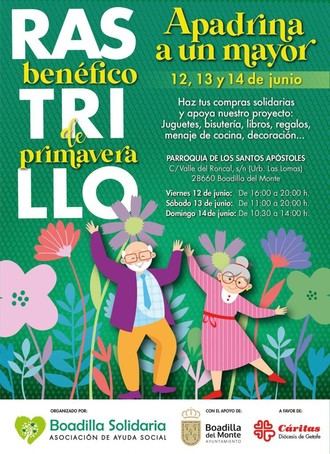 Rastrillo benéfico de Boadilla Solidaria en la Parroquia de los Santos Apóstoles del 12 al 14 de junio