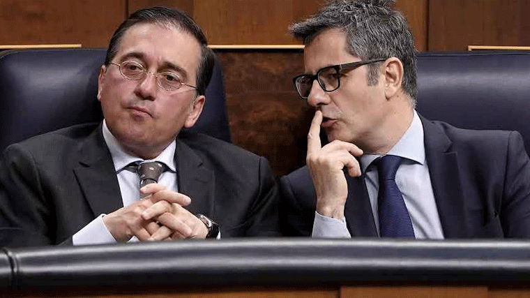 Los ministros Albares y Bolaños