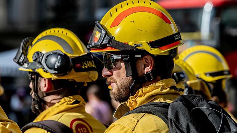 Bomberos Forestales cumplen 150 días en huelga y se concentran ante Tragsa