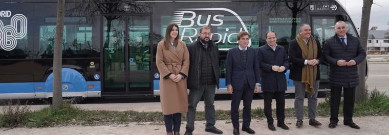 Primer Bus Rapid: Valdebebas y Sanchinarro con el Ramón y Cajal en mayo