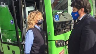 El primer bus 100% eléctrico de España circula ya entre Tres Cantos y Madrid