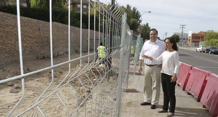 Arrancan las obras de la calle de la discordia entre Getafe y Leganés