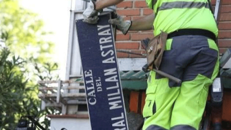 El TSJM obliga al Ayuntamiento a mantener la calle General Millán Astray