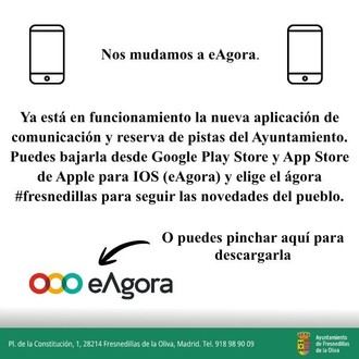 Lanza eAgora: nueva app para reservas y comunicación en Fresnedillas