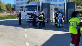 Muere un conductor aplastado por su camión en una ITV de Rivas