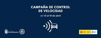Control de velocidad en Hoyo de Manzanares del 13 al 19 de abril para mejorar la seguridad vial