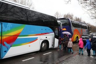 Control de seguridad en el transporte escolar en Fuenlabrada