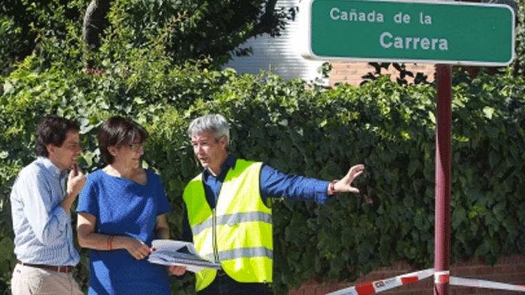Las obras de pavimentación de la Vereda de la Cañada durarán hasta finales de julio