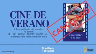 Cine de Verano cancelado por el partido España-Portugal en pantalla gigante