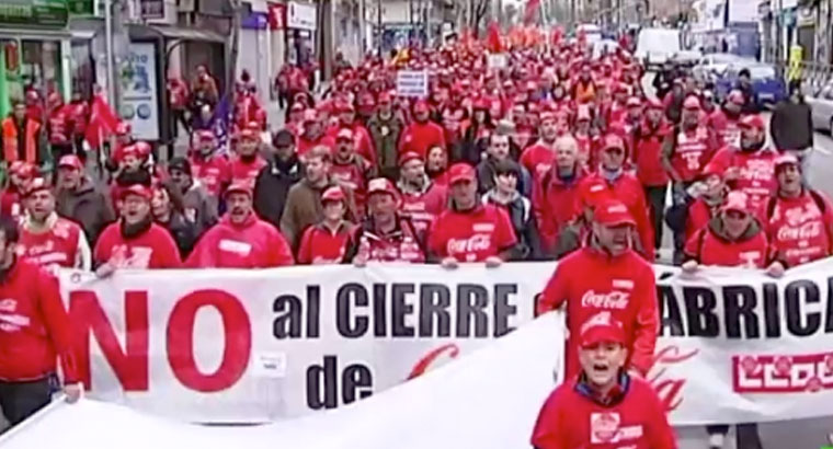 Carta de Coca-Cola a los trabajadores para que cierren el proceso del ERE