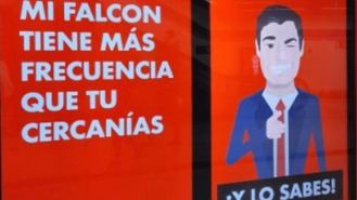El PSOE-M recurre ante la JEC los carteles contra Sánchez en el Metro