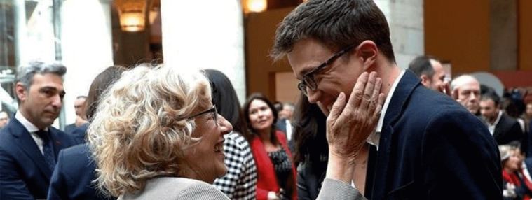 Carmena y Errejón dinamitan Podemos con `Mas Madrid Comunidad´