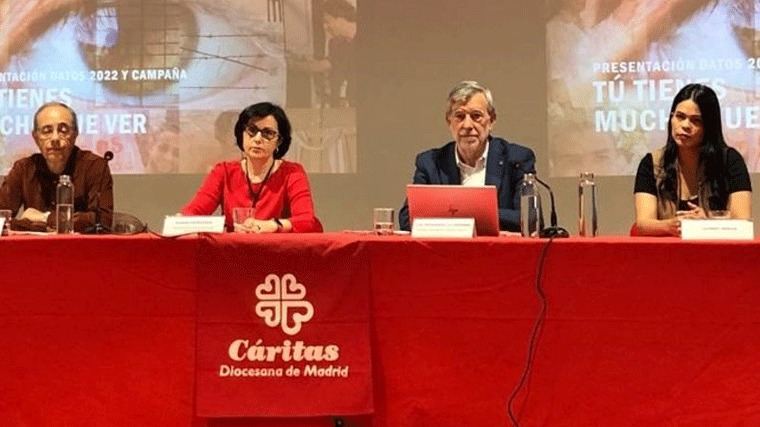 Aumentan un 20% las familias vulnerables atendidas por Cáritas Madrid en 2022