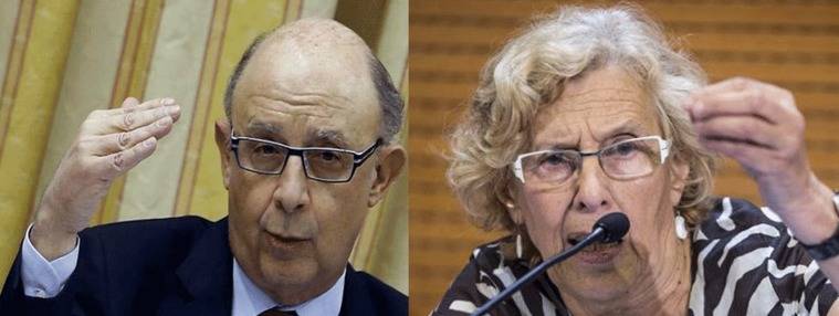 Montoro y Carmena sacan el hacha de guerra por los presupuestos