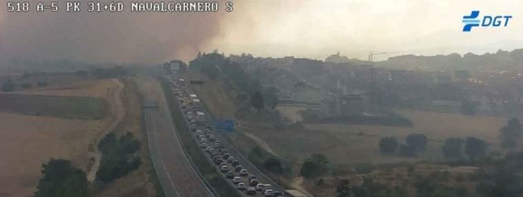 Madrid asume el mando unificado y pide la intervención de la UME: El incendio de Méntrida afecta a Navalcarnero y Villamanta