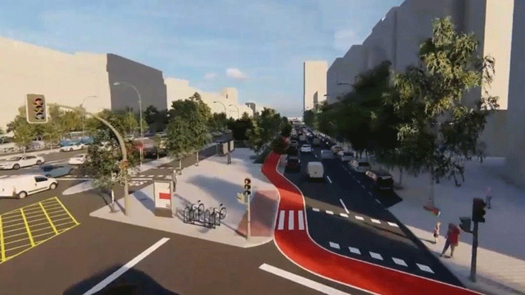 Arrancan las obras del carril bici que concectará en un año Nuevos Ministerios con Plaza Castilla