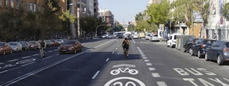 Madrid limitará a 30 km/h las calles de carril único o un carril por sentido