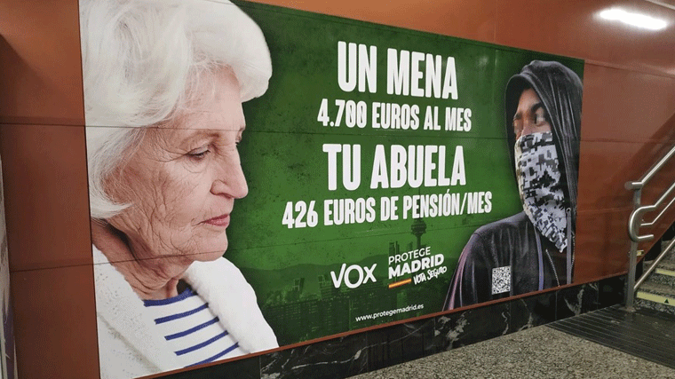 El Gobierno lleva a la Fiscalía el 'ataque racista' de la campaña de Vox contra los Menas