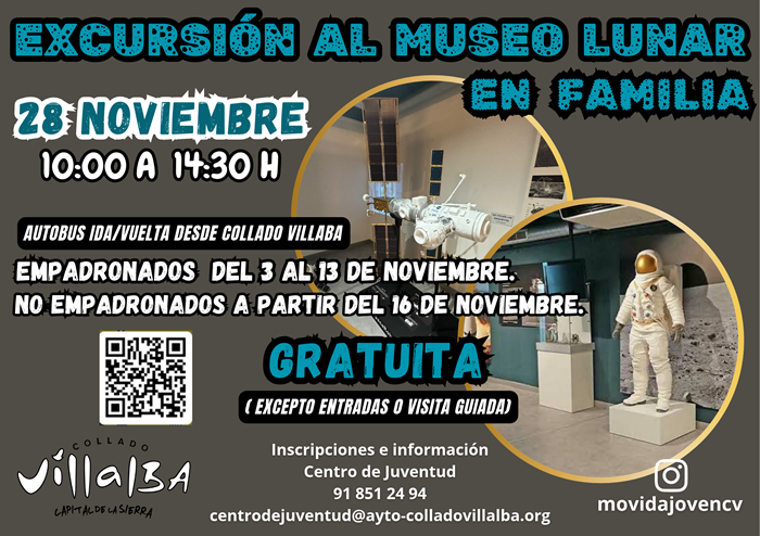 Excursión familiar al Museo Lunar y las Casas Vivas de Fresnedillas el 28 de noviembre