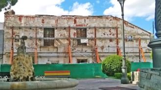 Las lluvias provocan el hundimiento de la fachada de la histórica Casa de Bartolomé Hurtado