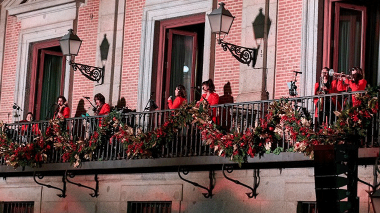 La Casa de la Villa, la Casa de la Panadería y el Templo de Debod, escenarios musicales en Navidad