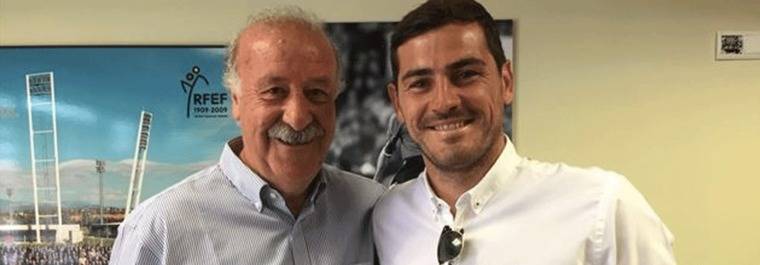 Casillas y Del Bosque se reconcilian