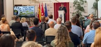 Homenaje a la Policía Local en el Día de San Juan Bautista en Arganda del Rey