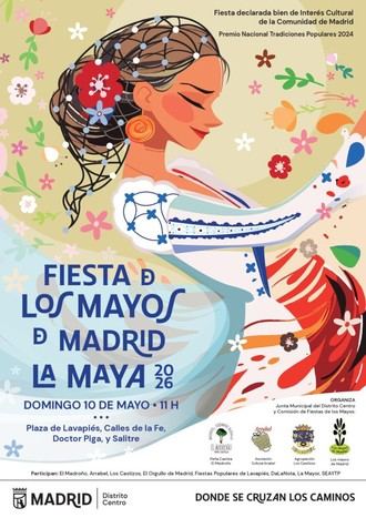 Fiesta de los Mayos regresa a Lavapiés el 10 de mayo
