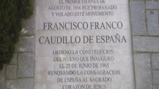 La izquierda lleva Pleno que el obispado retire la placa a Franco en el Cerro